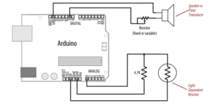 control sound with arduino ldr