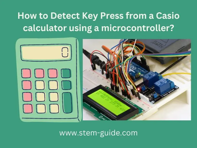 Detect Key Press with microcontroller & Casio Calculator