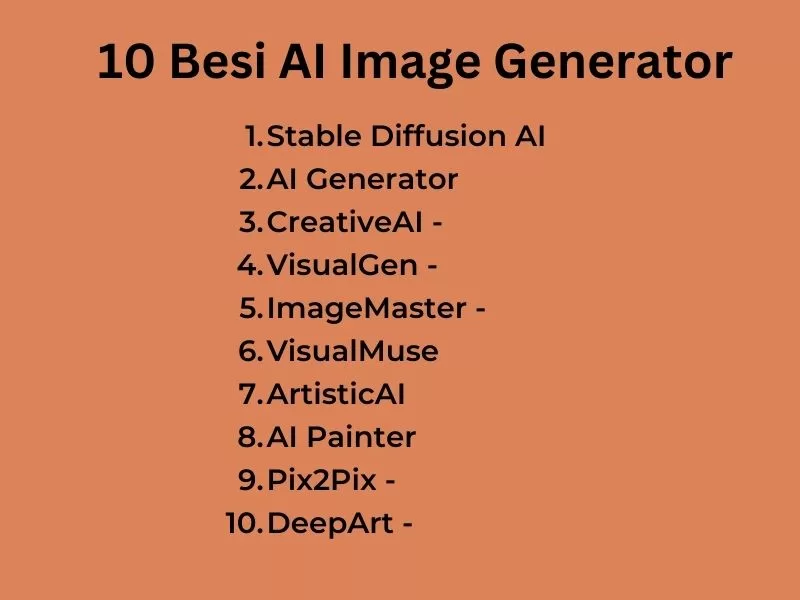 10 Best AI Image Generator