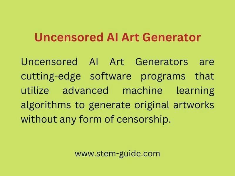 Uncensored AI Art generators